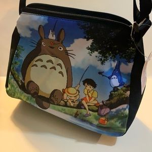 Studio ghibli Totoro purse adjustable strap 30 in handbag hobos colorful